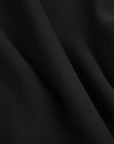 Black Crepe Fabric 6677