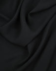 Black Crepe Fabric 6677