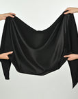 Black Crepe Fabric 6677