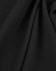 Black Crepe Fabric 96684