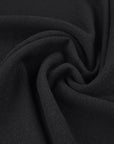 Black Curly Coating Fabric 97516