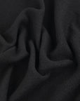 Black Curly Coating Fabric 97516