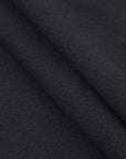 Black Curly Coating Fabric 97516