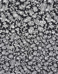 Black Floral Jacquard Fabric 3282