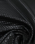 Black Geometric Jacquard Fabric 97114