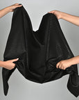Black Geometric Jacquard Fabric 97114