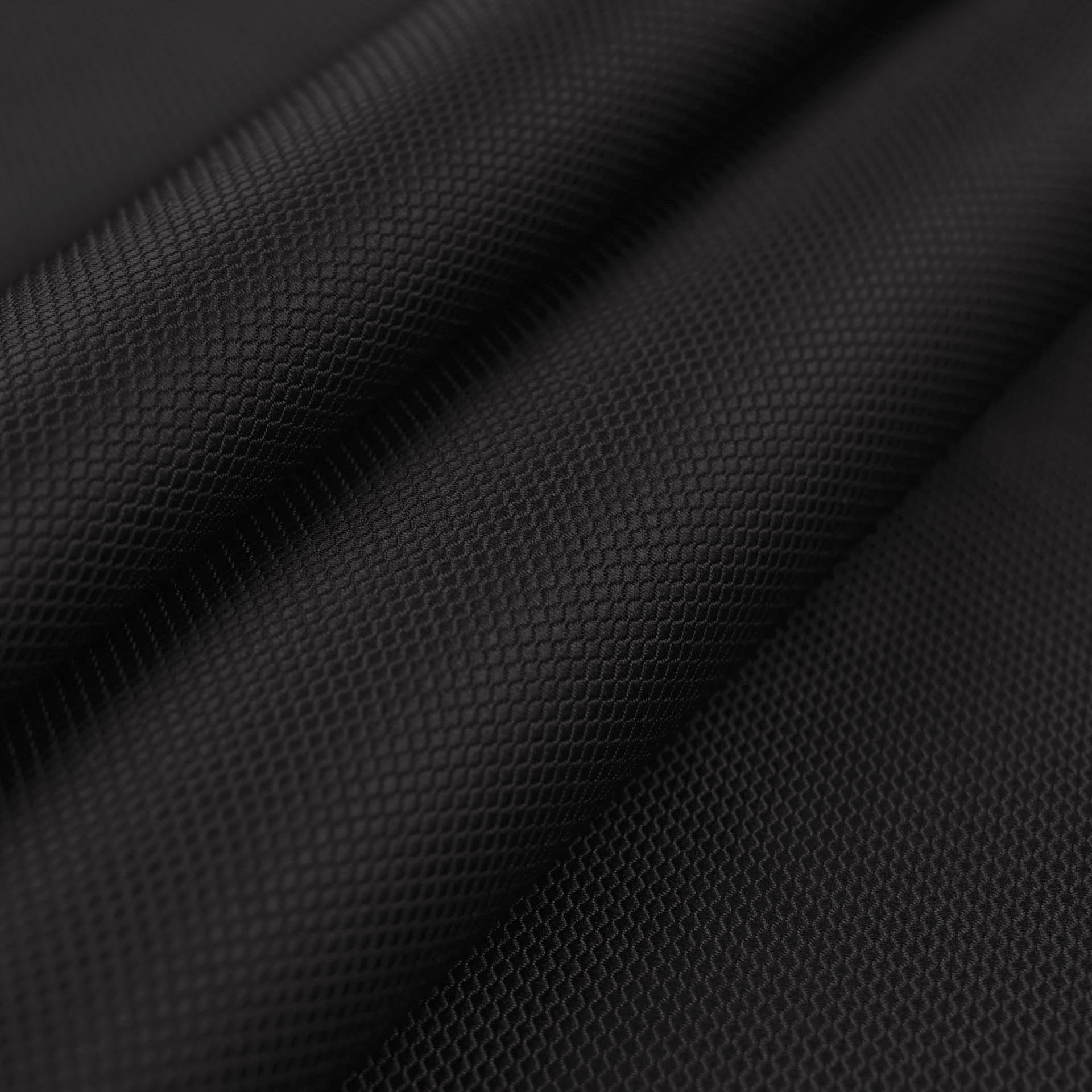 Black Micro Jacquard Fabric 98873