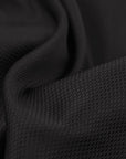 Black Micro Jacquard Fabric 98873