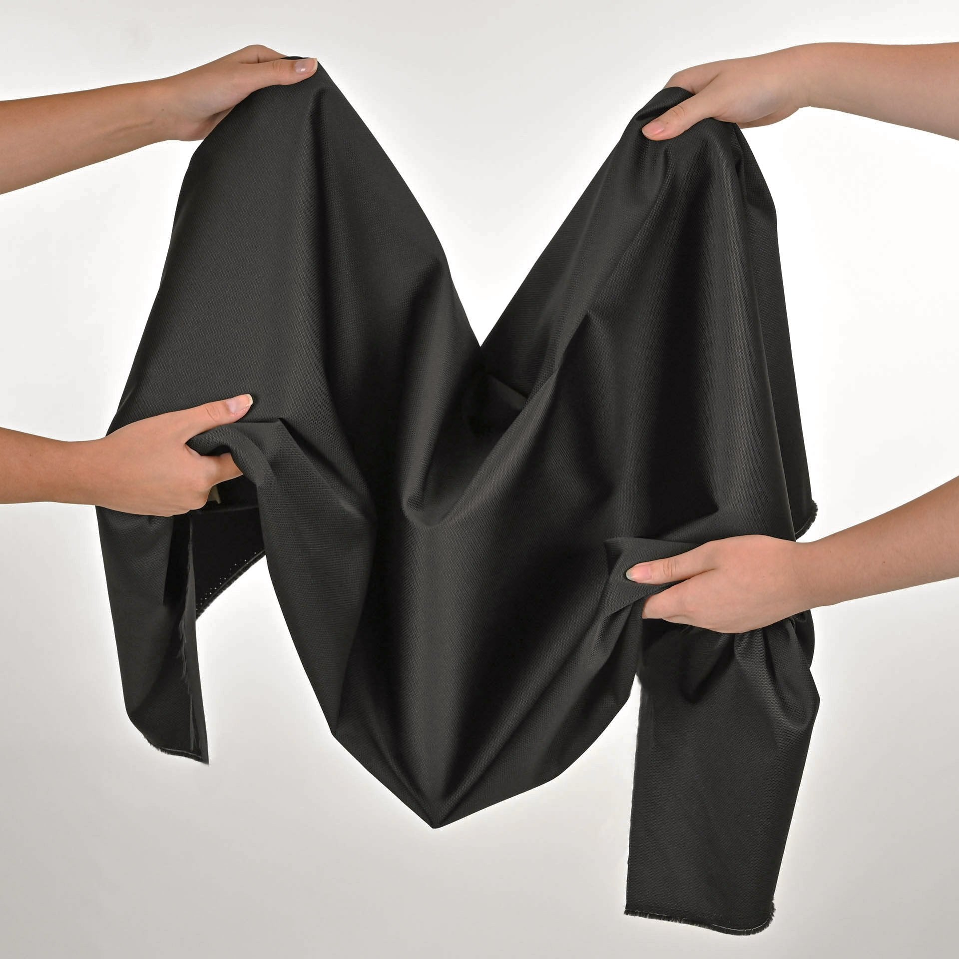 Black Micro Jacquard Fabric 98873