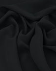 Black Midweight Crepe Fabric 97046