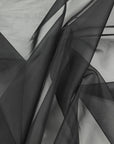 Black Organza Fabric 98875
