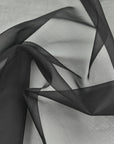 Black Organza Fabric 98875