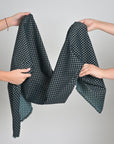 Black Polka Dot Jacquard Fabric 3681