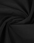 Black Poplin Fabric 96362