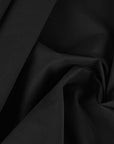 Black Poplin Fabric 96362