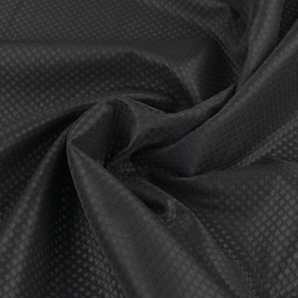 Black Punctured Mesh Kit Fabric 97775
