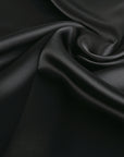 Black Satin Fabric 4079