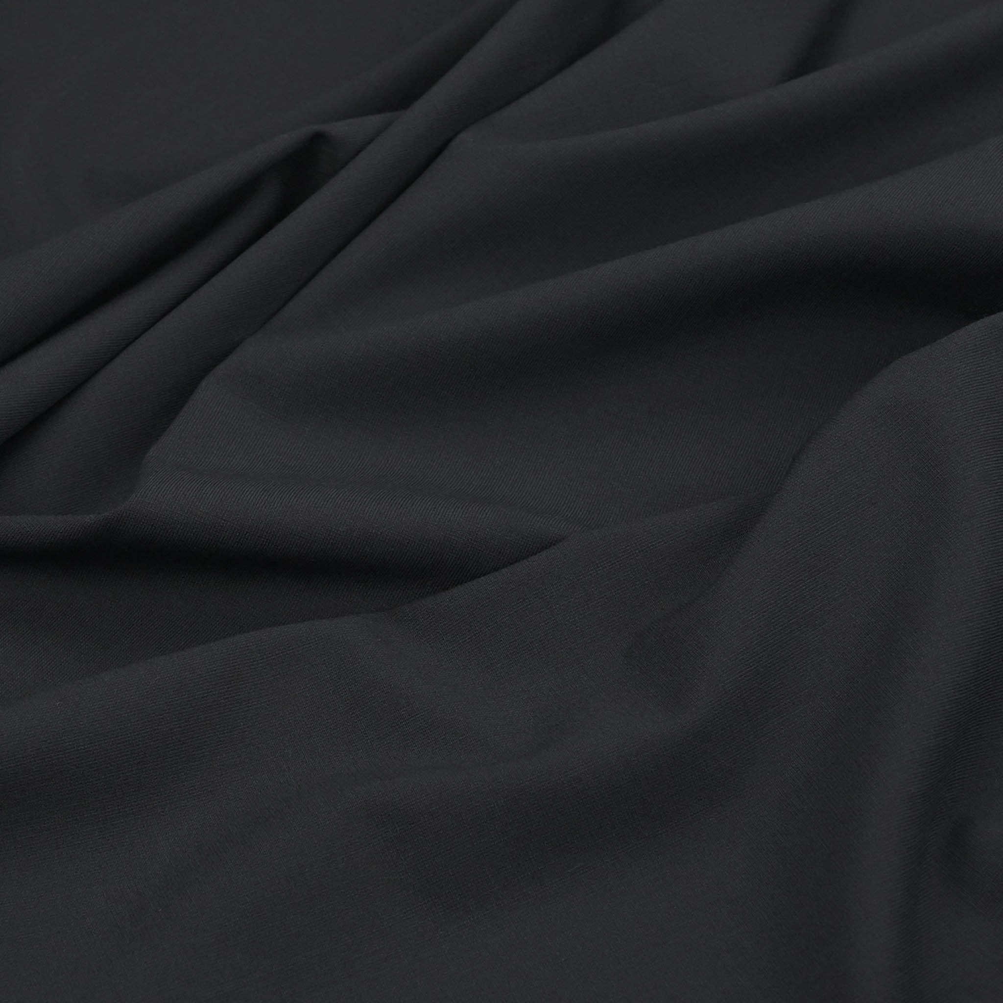 Black Stretch Suiting Fabric 98732