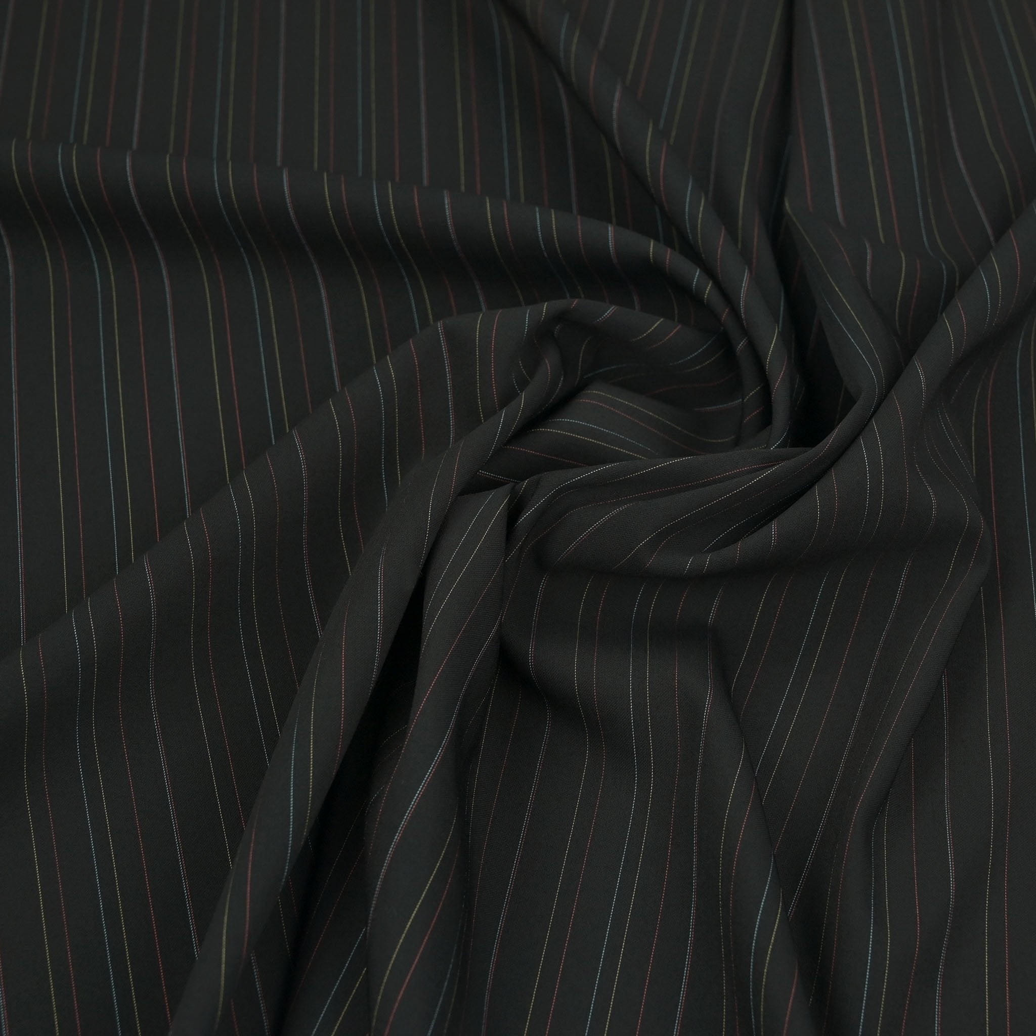 Black Suiting Fabric 97555