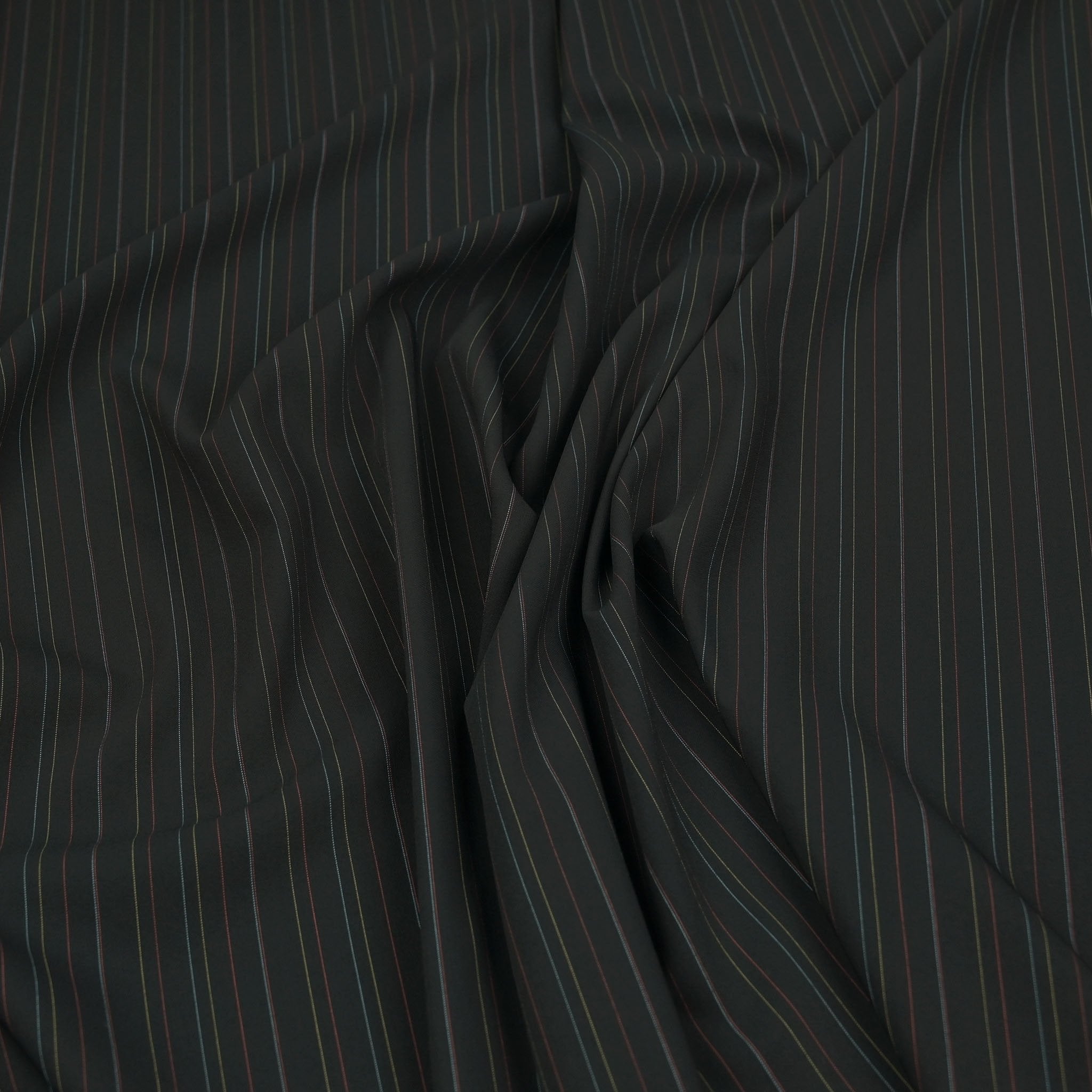 Black Suiting Fabric 97555