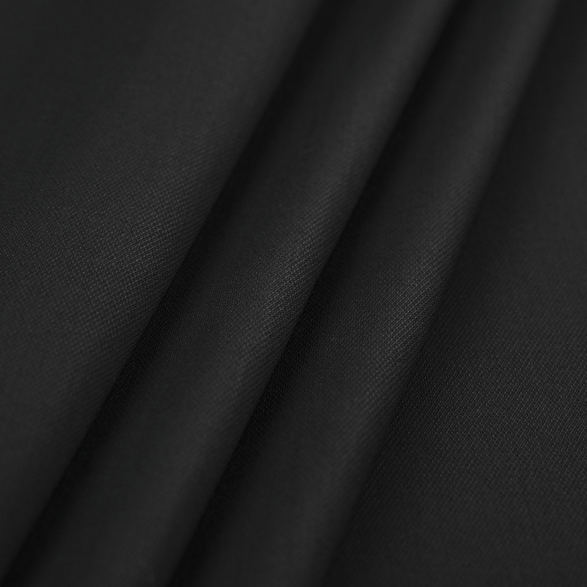 Black Suiting Wool Fabric 4396