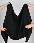 Black Suiting Wool Fabric 4396