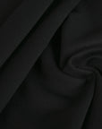 Black Tropical Wool Fabric 3199