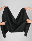 Black Tropical Wool Fabric 3199