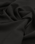 Black Viscose Linen Fabric 98344