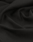 Black Viscose Linen Fabric 98344