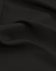Black Viscose Linen Fabric 98344