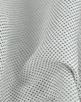 Black & White Polkadot Silk Fabric 97600