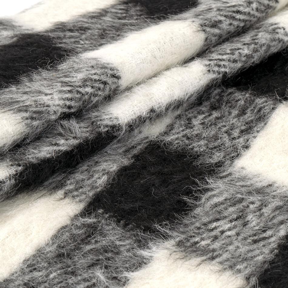 Black White Coating Fabric 2606 - Fabrics4Fashion