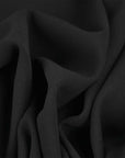 Black Wool Crepe Fabric 97423