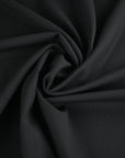 Black Wool Stretch Fabric 4059 - Fabrics4fashion