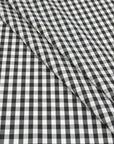 Black and White Check Fabric 367