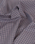 Blue Check Twill Fabric1325