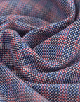 Blue Cotton Check Fabric 99034