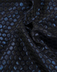 Blue Geometric Jacquard Fabric 97115