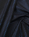 Blue Geometric Jacquard Fabric 97115