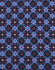 Blue Geometric Poplin 97112