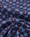Blue Geometric Poplin 97112