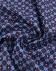 Blue Geometric Poplin 97112