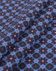 Blue Geometric Poplin 97112