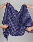 Blue Geometric Poplin 97112