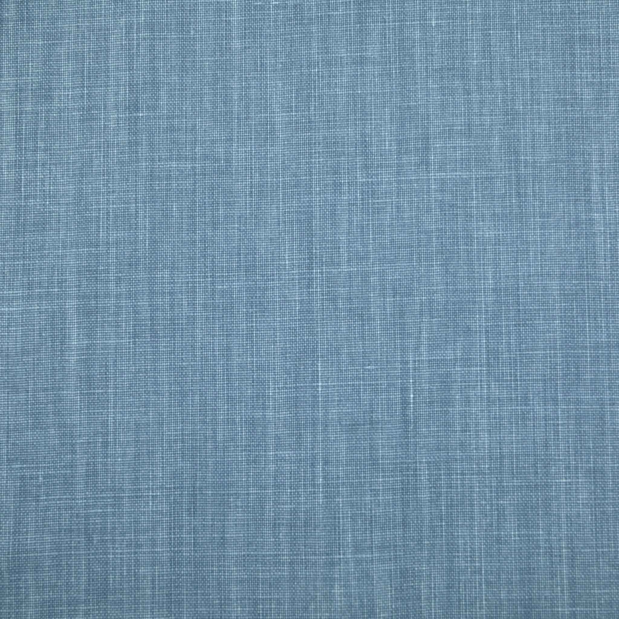 Blue Printed Linen Fabric 98623