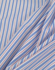 Blue Striped Poplin Fabric 97205