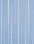 Blue Striped Twill Fabric 3704
