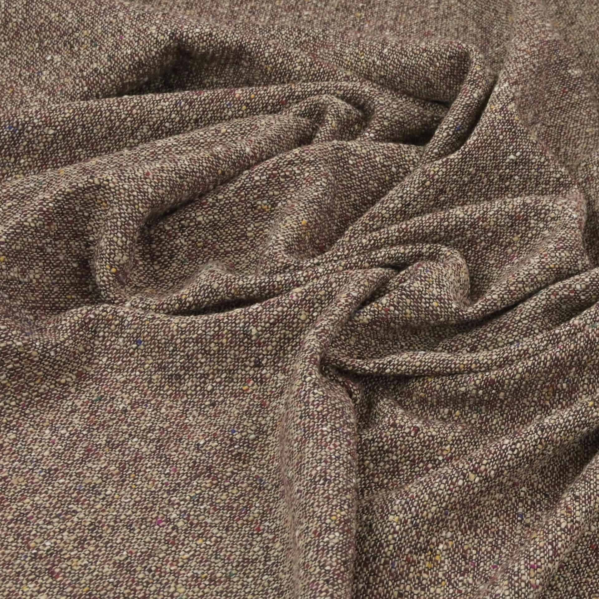 Brown Tweed Fabric 97385