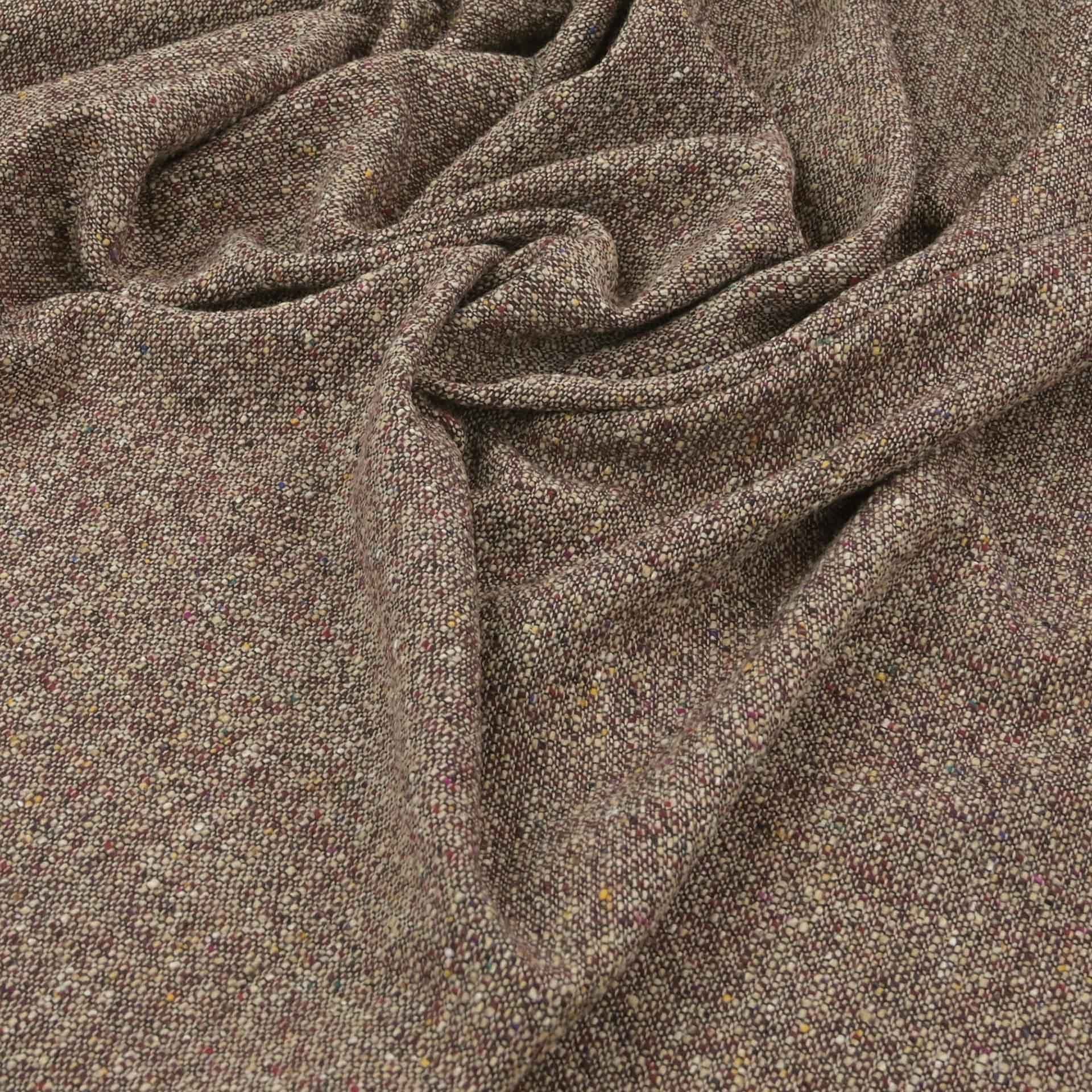 Brown Tweed Fabric 97385